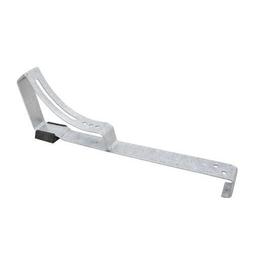 Preisvergleich Produktbild DAPRONA Laufroststütze für Dachtritt und Laufrost 49cm, für flache Dachziegel, Biberschwanzziegel Silber, Dachtritte für Schornsteinfeger