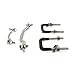 For Jeep Wrangler (YJ) Windshield Hardware 1987-1995 | Tie Down Kit | Stainless | Direct Fit