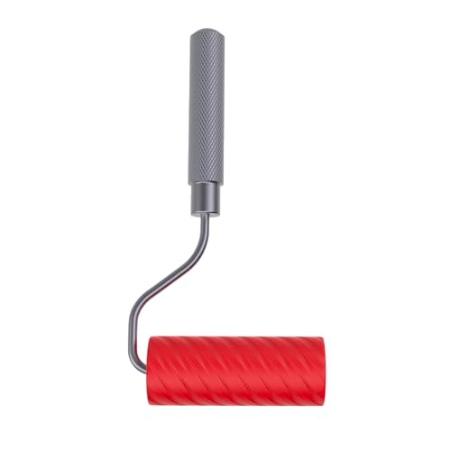 HofWerker Werkzeuge für Holzleim | Holzleim-Pinsel | Silikon-Schale, Leimrolle aus Silikon | Leim-Walze zur Verleimung von Holz, Leimpinsel (190 mm / 25 mm Breite) mit Spatel (2-teiliges Set)