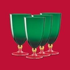 Gorham Touch of Gold Iced Beverage Set of 4 Ivy