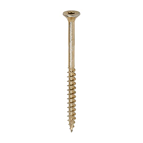 TIMCO C2 Clamp-Fix Multi-Purpose Premium Screws - TX - Double Countersunk - Yellow - 5.0 x 70 - Box of 200