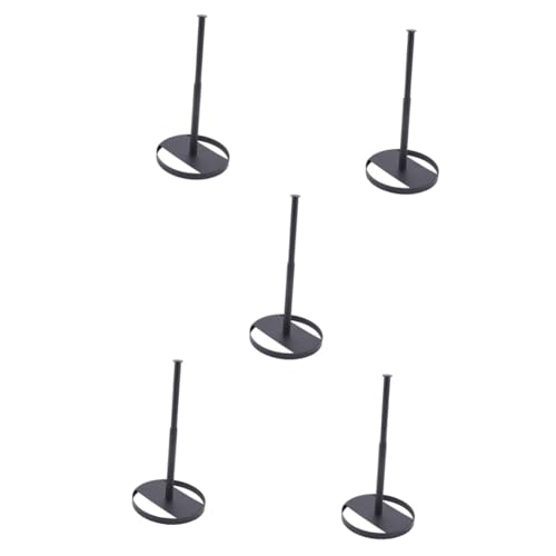 DIYEAH 5 Piezas Soporte de Papel Higiénico de Metálico Dispensador y Porta para Baño y Cocina Diseño Moderno y Ahorro de Adecuado para Dormitorios y Aseos