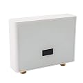 IOENC 4000W Tankless Mini Water Heater Under Sink 110V Thermostatic Washing Heating System with Remote Control Touch Screen Digital Display for Home Kitchen Bathroom