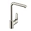 hansgrohe Focus kitchen faucet (kitchen tap with hose box, 150° swivel ...