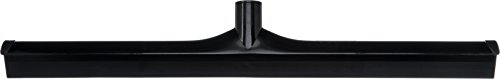 Image of SPARTA 3656803 Plastic Floor Squeegee, Shower Squeegee, Heavy Duty Squeegee With Rubber Blade For Windows, Glass, Shower Doors, Floors, Windshields, 24 Inches, Black