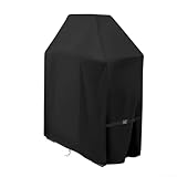 Funda protectora para exteriores para chimeneas de leña con tela Oxford resistente a la intemperie y cordón inferior ajustado (210D)