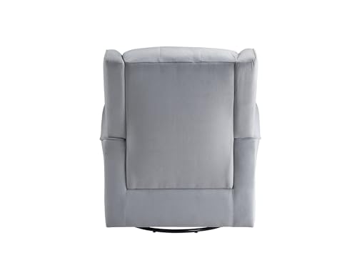 Swivelchairwithglidergrayfabricgrayswivelbarrelchairsolidwood Urban Country Home Decor Swivel chair with glider gray fabric gray swivel barrel chair solid wood urban country home decor