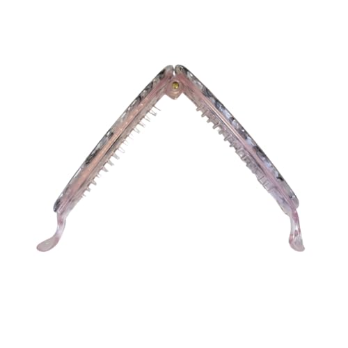 Kit 2 Peças Prendedor Cabelo Plastico Rabo De Cavalo Lux Any