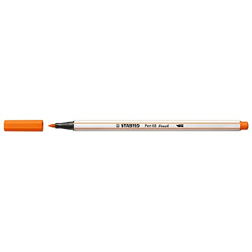 STABILO Pen 68 brush vermillon feutre pinceau calligraphie