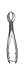 2 Cow Horn Plaster Nipper Surgical Dental Instruments
