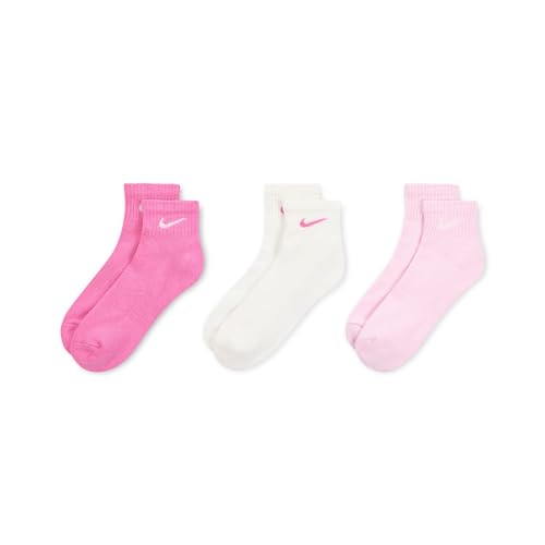 Image of Nike Unisex Adult Everyday Cushioned Training Ankle Socks (3-Pack) | Mens and Womens