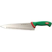 Sanelli Premana Professional Hollow Edge Chef Knife, 25cm/9.84", Green