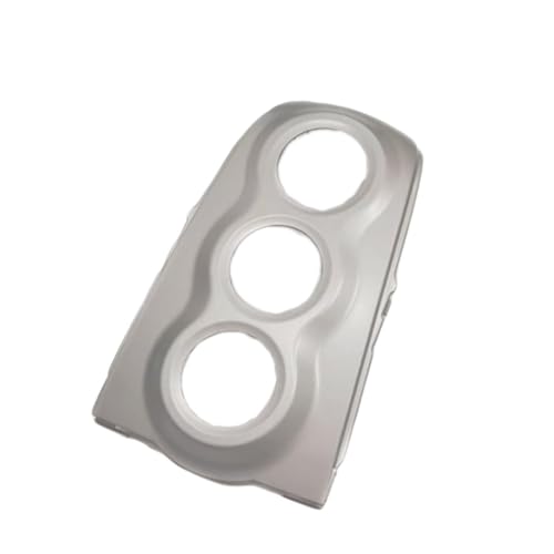 FUANA Panel decorativo para interruptor de aire acondicionado 554060D300B0 para Toyota Yaris 2008-2013 (plateado)