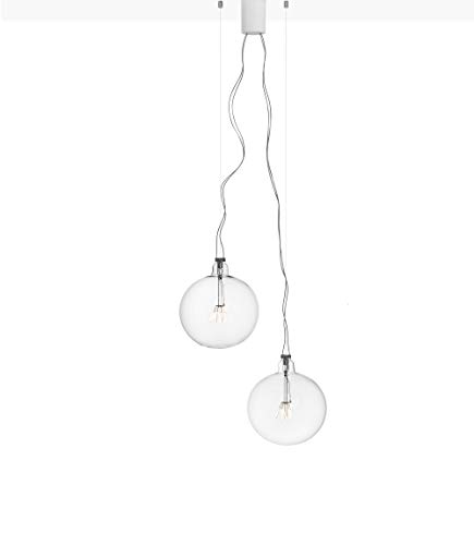 Preisvergleich Produktbild Flos Bulbo Pendelleuchte, Kristall, 6 W, weiß