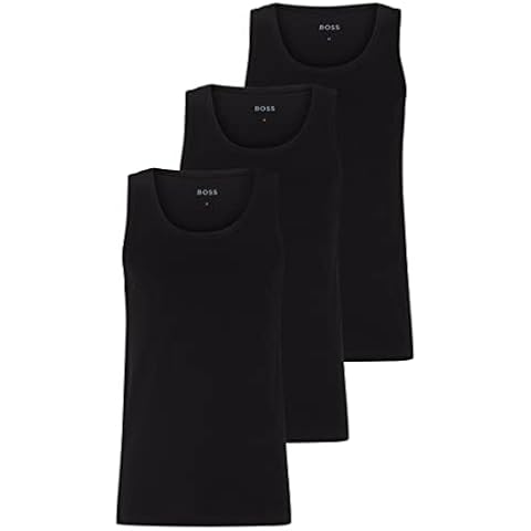 BOSS Herren Tank Top, 3er Pack Classic, Black, L Cover