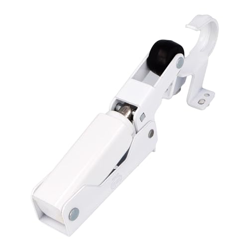 Amig - Door Retainer | Hydraulic Door Closer | Made of Aluminium | Dimensions: 108 x 32 mm | Ideal as a Brake, Stop or Door Buffer | Colour: White | Maximum Weight 40 kg