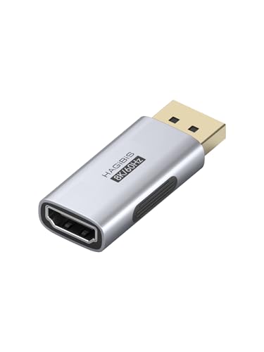 Adaptador DP a HDMI 8K Hagibis para lentes XR AR y pantallas en el teletrabajo