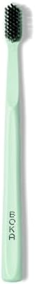 Boka Classic Manual Toothbrush with Extra Soft Activated Charcoal...