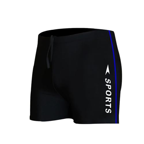 YOSUWOAI Bañador para hombre cómodos leggings de baño de cintura alta, pantalones cortos deportivos de color sólido, elásticos, push up, pantalones cortos de verano, pantalones cortos de natación