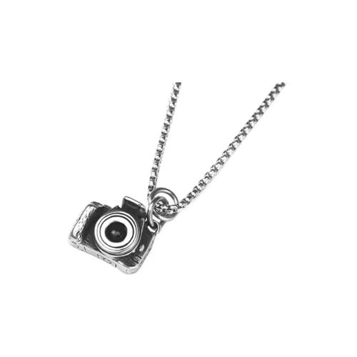 Collar de cámara en acero titanio pulido con micrograbado de alta definición 7