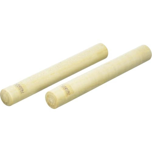 Fuzeau - Paire Claves Bois Acacia - Instrument Musique Percussion Afro-Cubaine Authentique - Éveil Musical Enfant Adulte - Rythmes, Préhension Facile,...