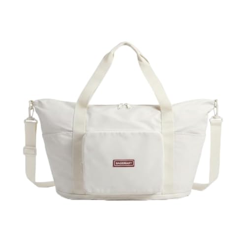 Bolsa tipo duffel con cierre de cremallera y base plana para fin de semana