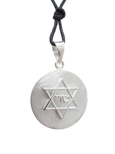 Étoile de David pendentif en argent à porter au quotidien sur ras-du-cou