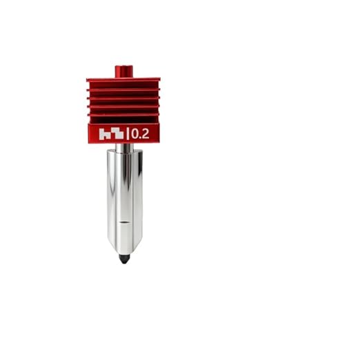 for Bambu Lab P2S Upgraded for Hotend 0.2/0.4/0.6/0.8mm Hardened Steel Nozzle Replace Hot End for Bambulab H2D H2S 3D Printer Print Head(Red 2x0.2 Hardened,for H2D H2S H2C)