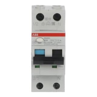 ABB DS201A-B16/0,01 FI/LS-Schalter 6kA 1P+N Typ A B 16A 10mA 2CSR255180R0165