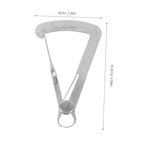 Calibrador de precisión Healifty para medición de diámetro interno y espesor, herramienta de acero inoxidable para joyería y piedras preciosas miniatura 2