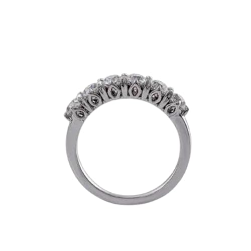 Alliance moissanite 2mm DEF-VVS en argent sterling 925 massif d'exception