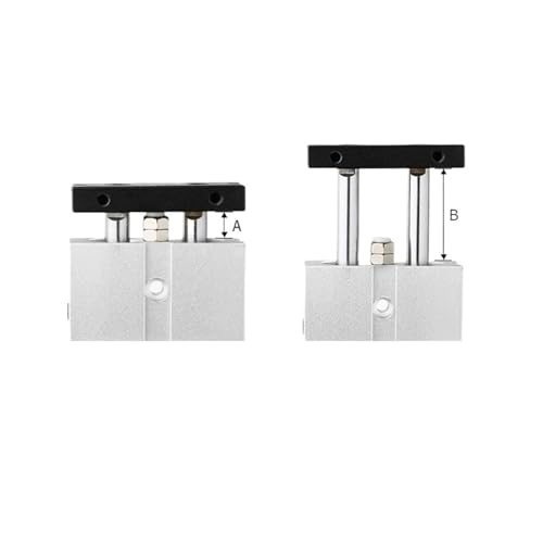Cylindre alu double liaison TN à haute rigidité et course de 70mm précise - 4