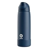 FJbottle Insulated Stainless Steel Water Bottle, 32oz Leakproof Sports Water Bottle with Adjustable Handle, BPA Free Double Wall Vacuum Insulated, 24h Cold/12h Hot for Travel Gym Workout, 1000ml