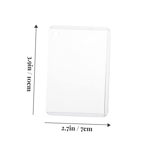 Angoily 10sets Star Photocard Holder Photo Storage Cover Protective Photo Sleeve Card Holder Keychain Card Sleeves Id Case Business Case Random Color2