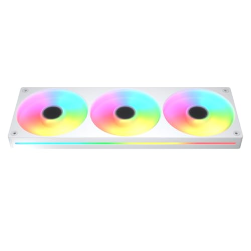 COUGAR Unity ARGB Ventilador PWM 360 blanco de chasis unificado para refrigeración líquida