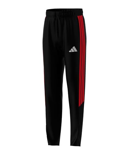 adidas Performance Tiro 26 League - Pantalones de chándal para niños, color negro y rojo, 164