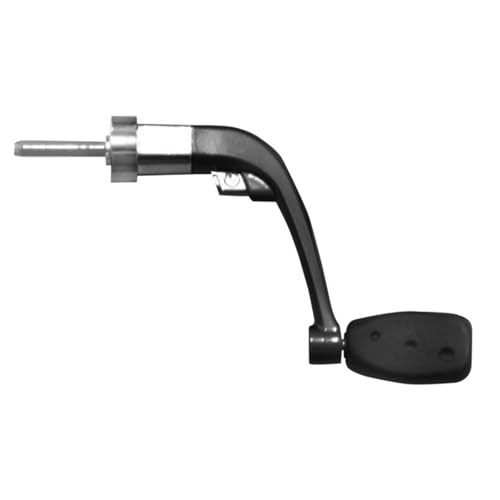 FLYXF Fishing Reel Crank Rotary Knob Handle Replacement Grip - Ambidextrous, Black, Carbon Steel, Metal - Casting Technique