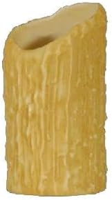 B&P Lamp® Large Dia. - Antique Gold Melting Candle Covers, 4" O.D. X 6" Ht. X 3 3/8" I.D.