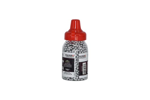 Swiss Arms 1500-Round 0.177 Steel BB's, 4.5mm, Silver, (88015)