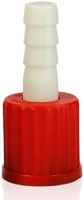 ALWSCI GL14 Red Screw Cap for Lab Washing Bottle, 2PCS/PK