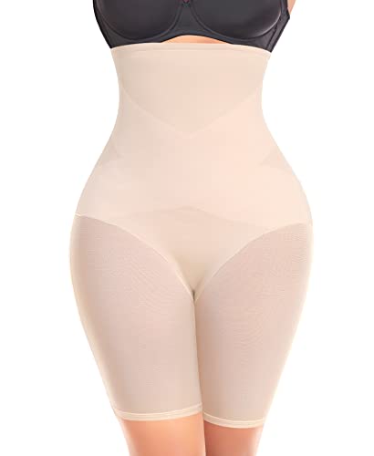 Image of Werena Tummy Control Shapewear Panties For Women Seamless High Waist Shaping Body Shaper Girdle Underwear