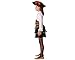 Atosa-61510 Atosa-61510-Disfraz Pirata-Infantil Niña, Color marrón, 7 a 9 años (61510