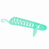RiToEasysports Panier D'approvisionnement en Plastique Creux avec Bloc de sécurité, Support D'alimentation Légère pour les Perroquets (GREEN)