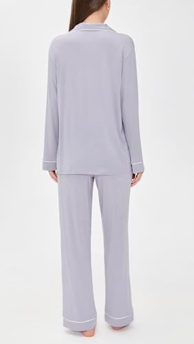 Image of Eberjey Gisele Classic Women's Pajama Set | Long Sleeve Shirt + Long Pants