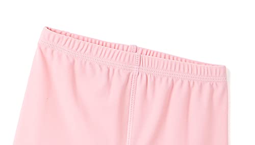 Ozkiz 'Sweet Ice' Girls Swimsuit Long Sleeve Rash Guard 3-Piece Set Toddler_Pink 3T-7Y4