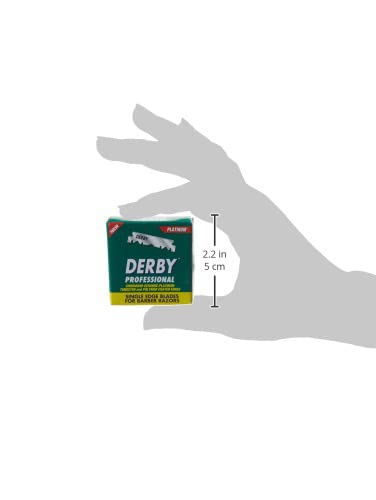 Derby Professional Single Edge Razor Blades, 100 Count