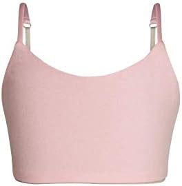 Bleum Girls Reversible Training Bra - Everyday Comfortable Bra (Pink-Toffee, 14)