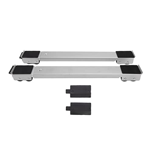 2 Sets Furniture Moving Roller Wheels, Heavy Duty Appliance Roller Include Mobile Racks with Auxiliary Pads - Image 3