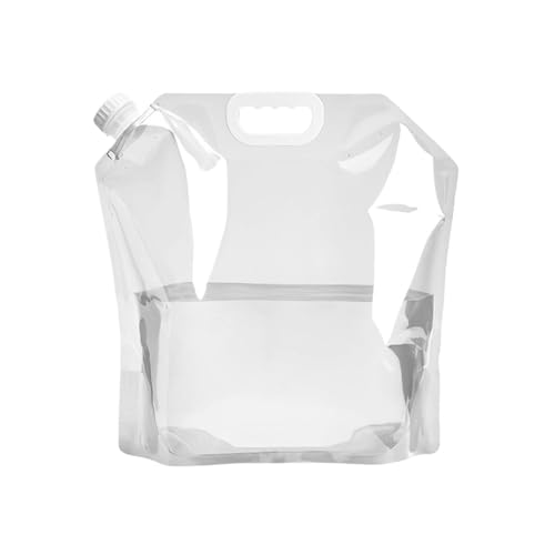 5/10L Portable Camping Water Bag Foldable Drinking Bucket Large Capacity Container for Outdoor Travel Lightweight(D 10L no Faucet)