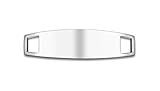 XUANPAI Mens Womens Free Personalized Stainless Steel Shoe Lace Charm ID Tag Personalized Gift/Pair